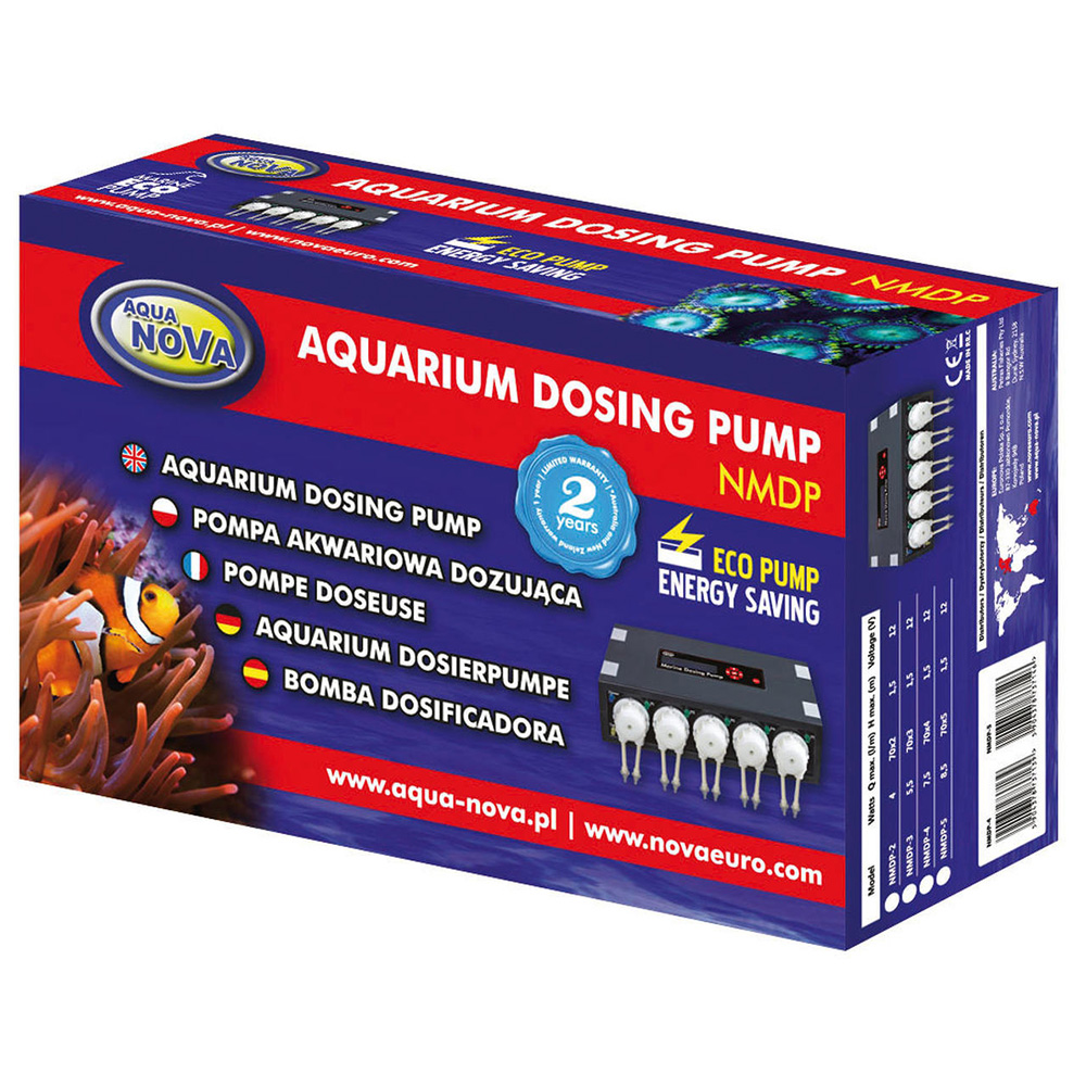 Aqua Nova NMDP-5 Pompa Dozująca Dozownik Płynów 5 kanałów